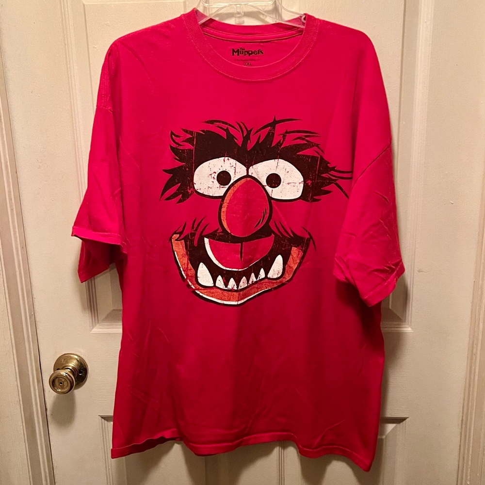 THE MUPPETS Short Sleeve Animal Shirt. Sz 2XL.